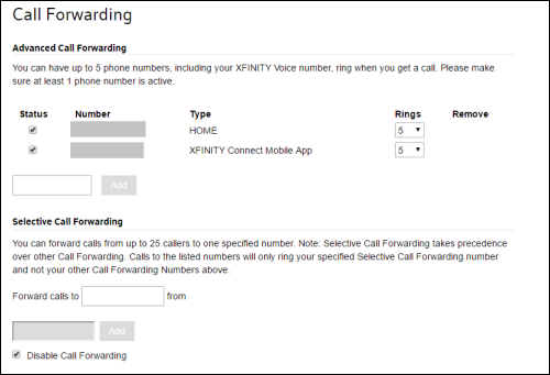 how to block a phone number on comcast landline